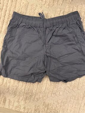 BP. Nordstrom Men’s Cotton Drawstring Shorts – Size L – Slate Blue